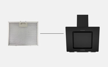 CIARRA Filtre à Graisse en Aluminium AL229289-OW pour Hotte Aspirante CBCB6725-OW